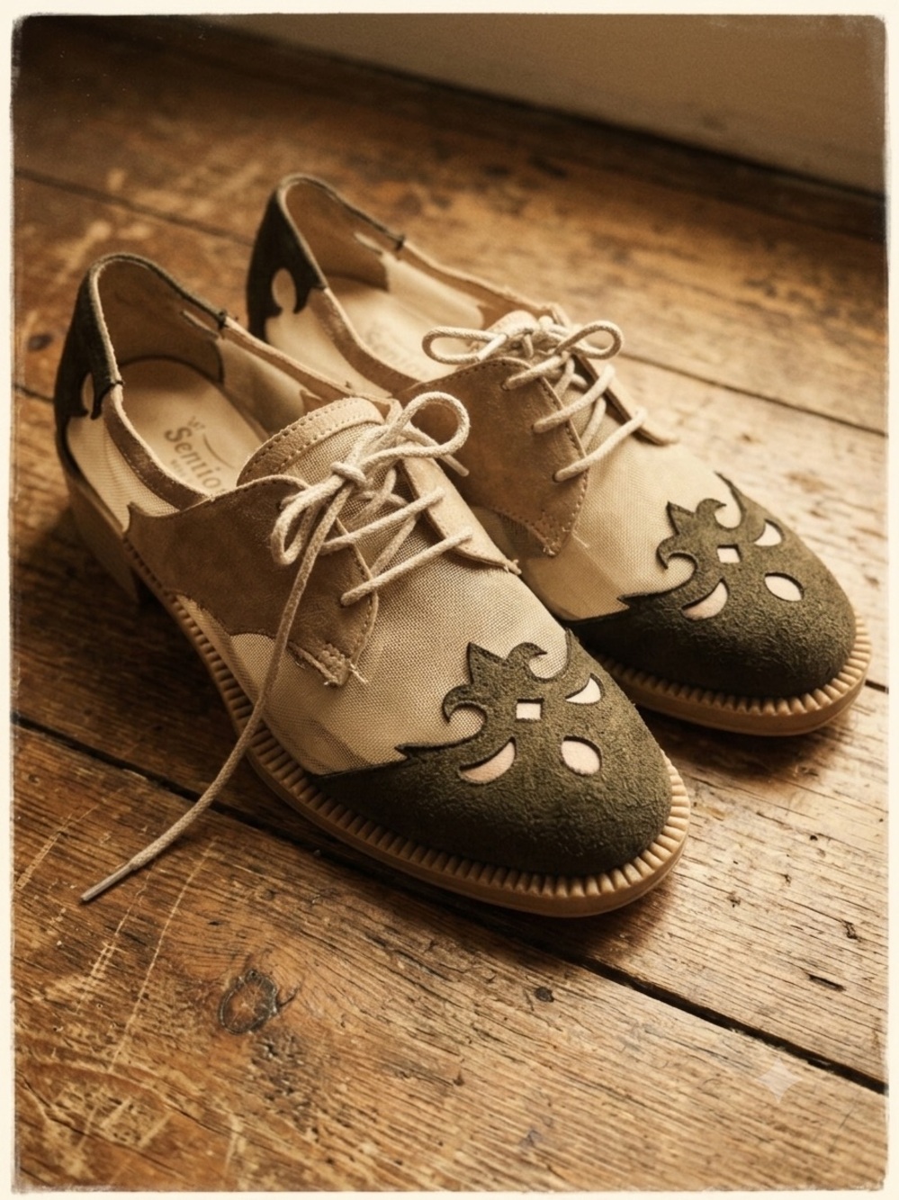 Seniorah Turkey Lace Up Oxford Shoes Size 36 US 6 Vintage Retro